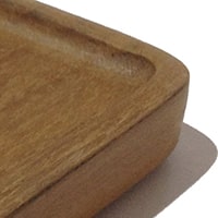 Dekorasi rumah, perlengkapan makan dan dapur, tatakan gelas dari kayu jati perhutani I tipe HDCT 015100